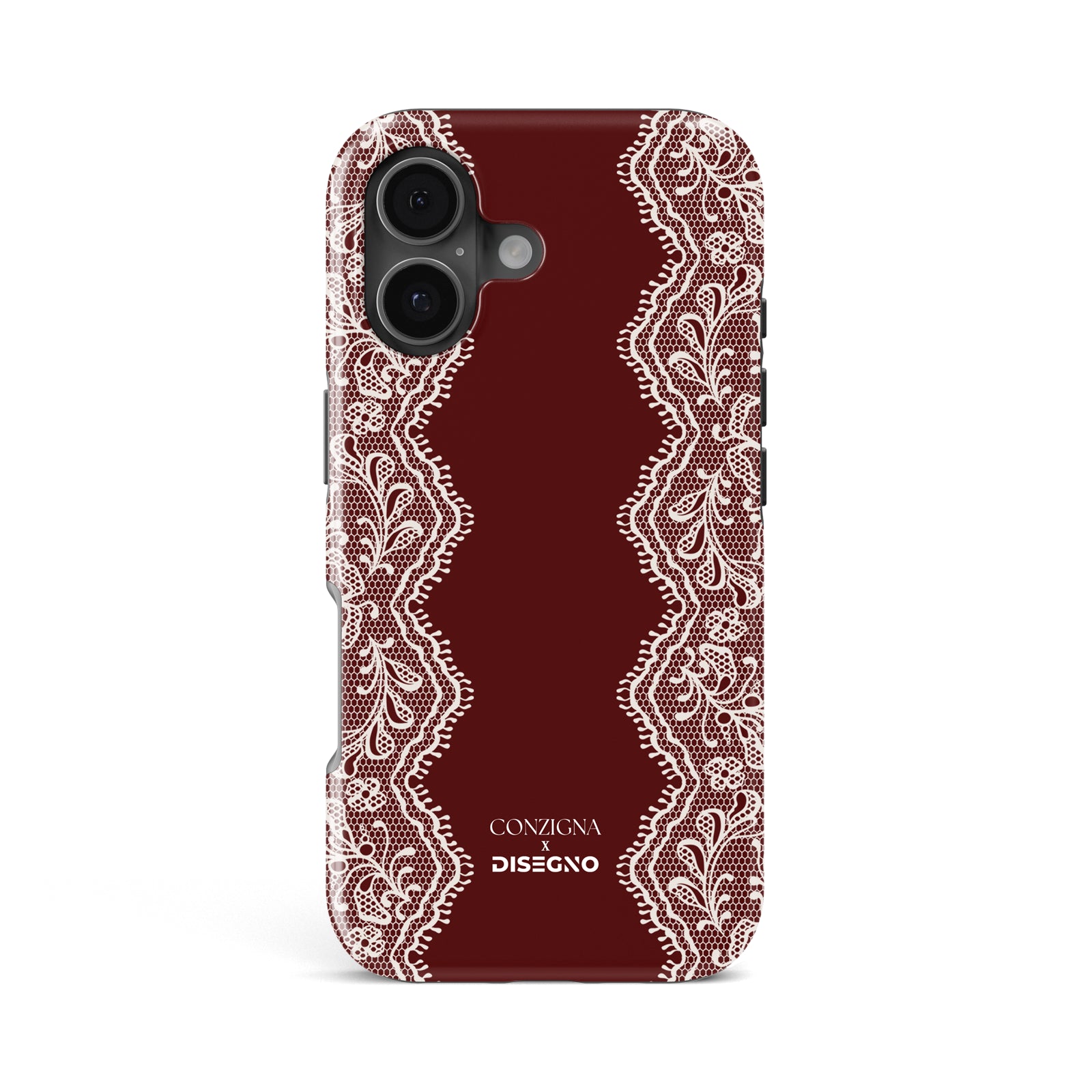 Lace Burgundy +Vanilla
