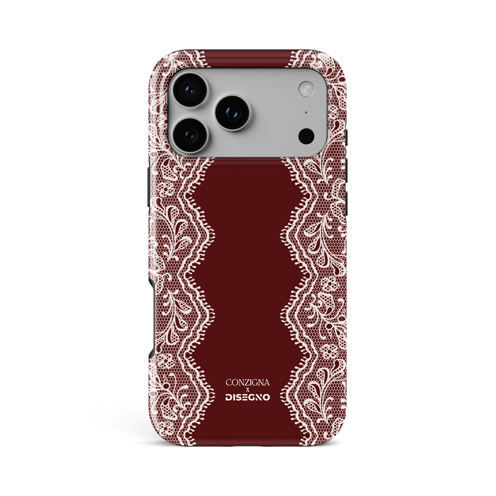 Lace Burgundy +Vanilla