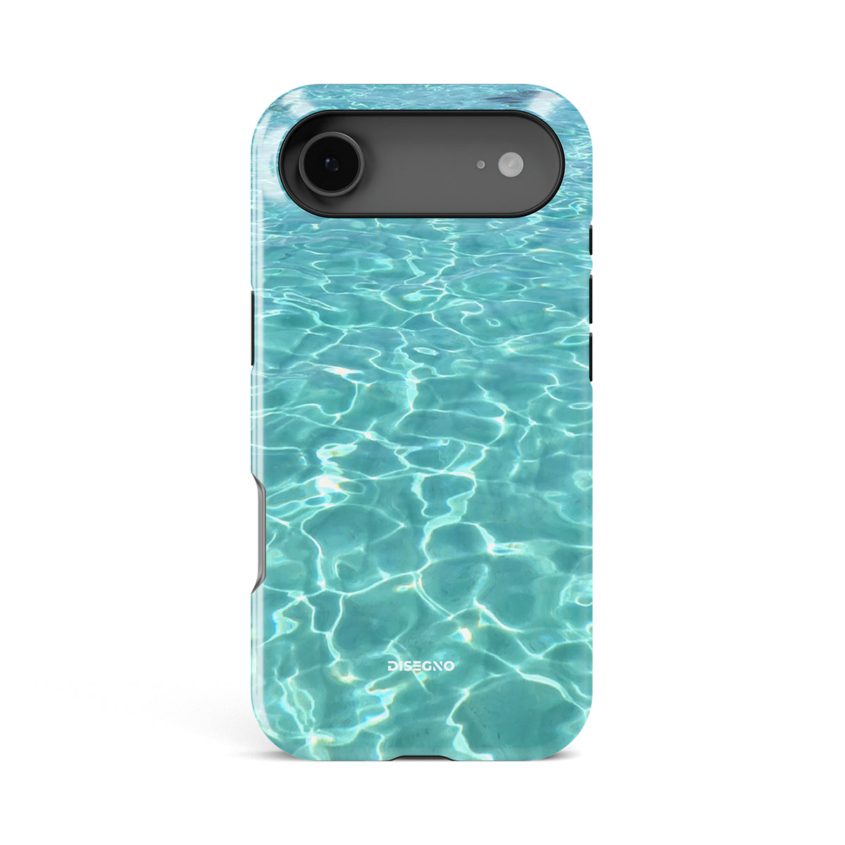 Del Mar tough MagSafe case for iPhone 17 Air with turquoise Caribbean water