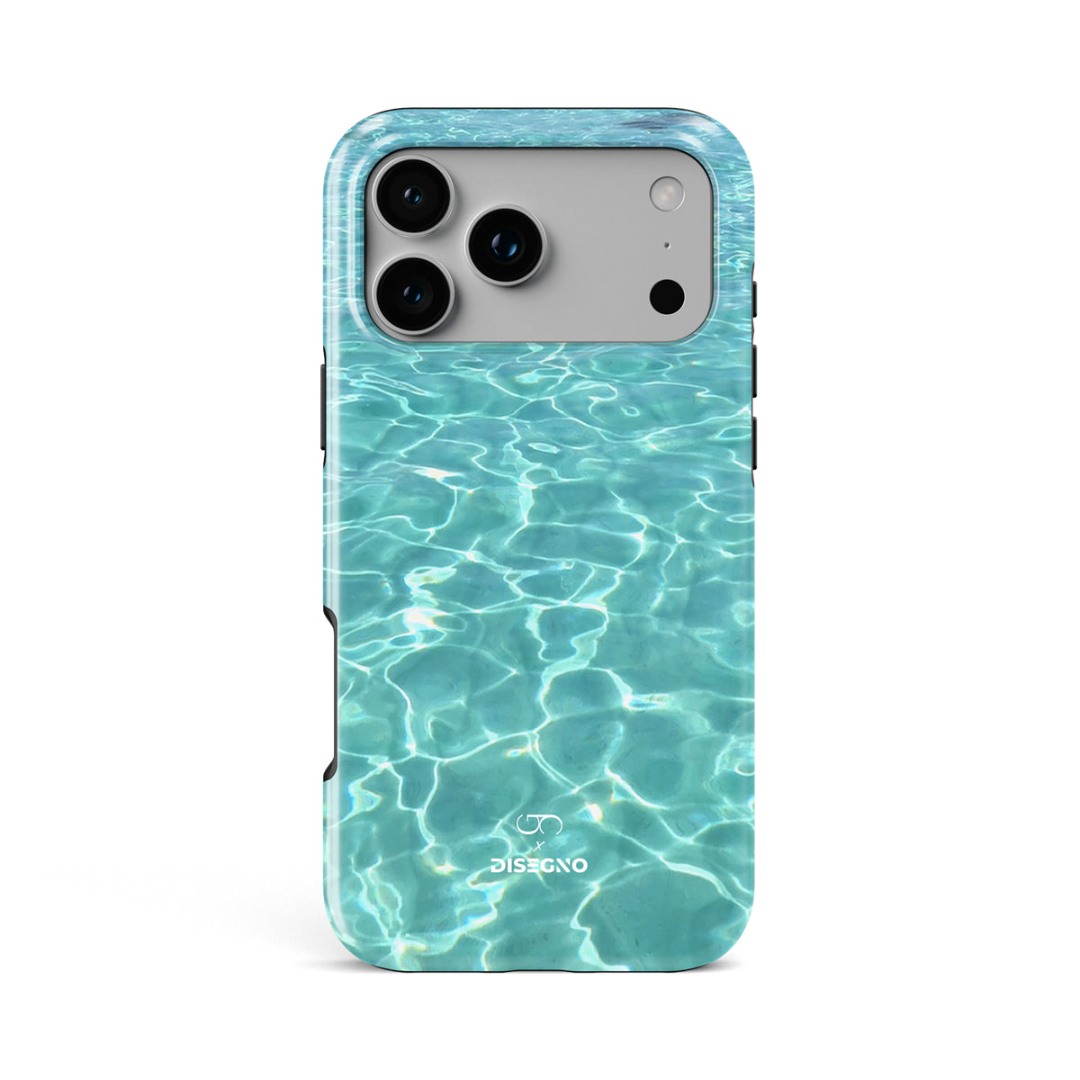 Del Mar tough MagSafe case for iPhone 17 Pro Max with turquoise Caribbean water
