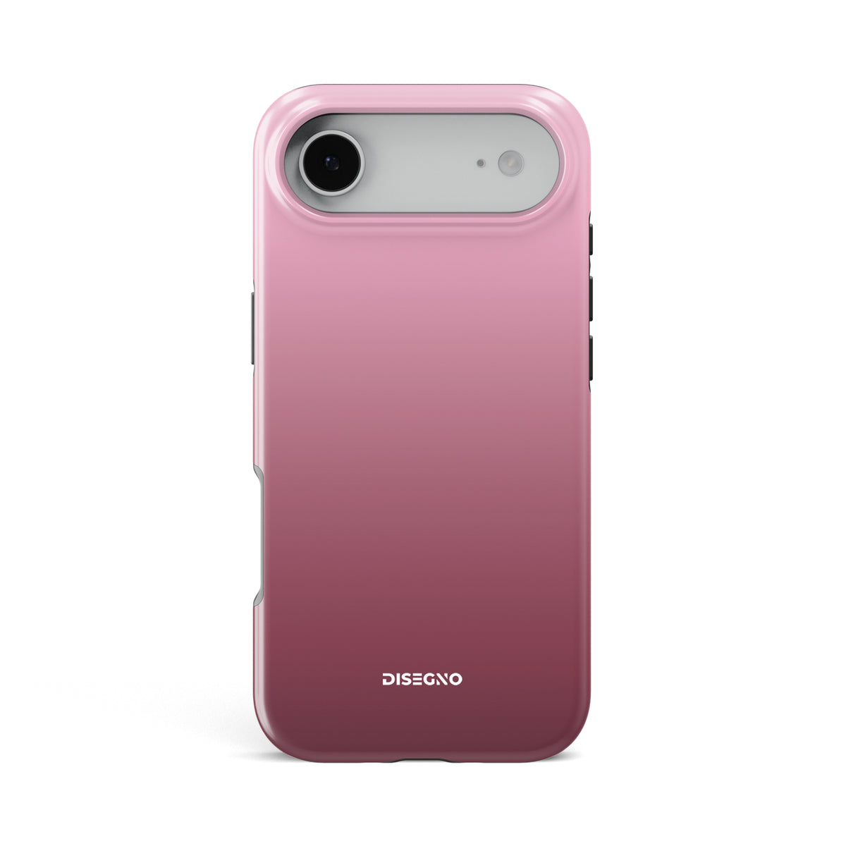 Rose tough MagSafe case for iPhone 17 Air with soft pink to deep burgundy gradient