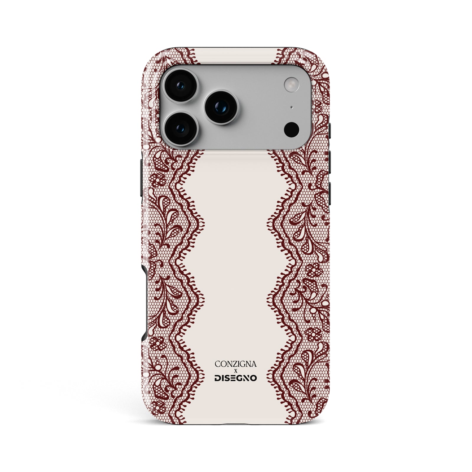 Lace Vanilla + Burgundy