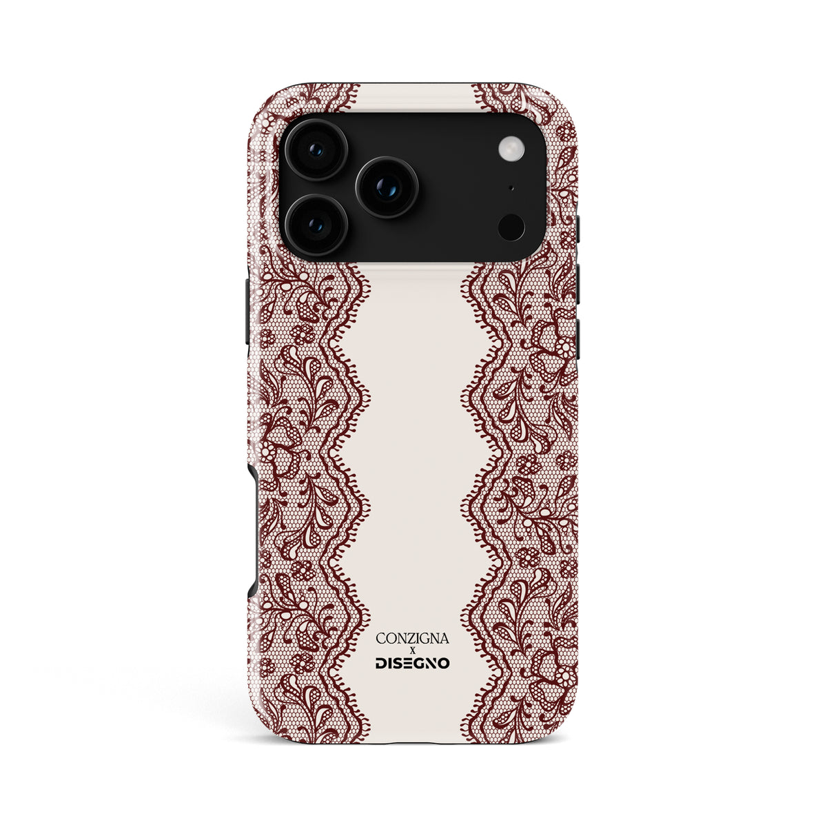 Lace Vanilla + Burgundy