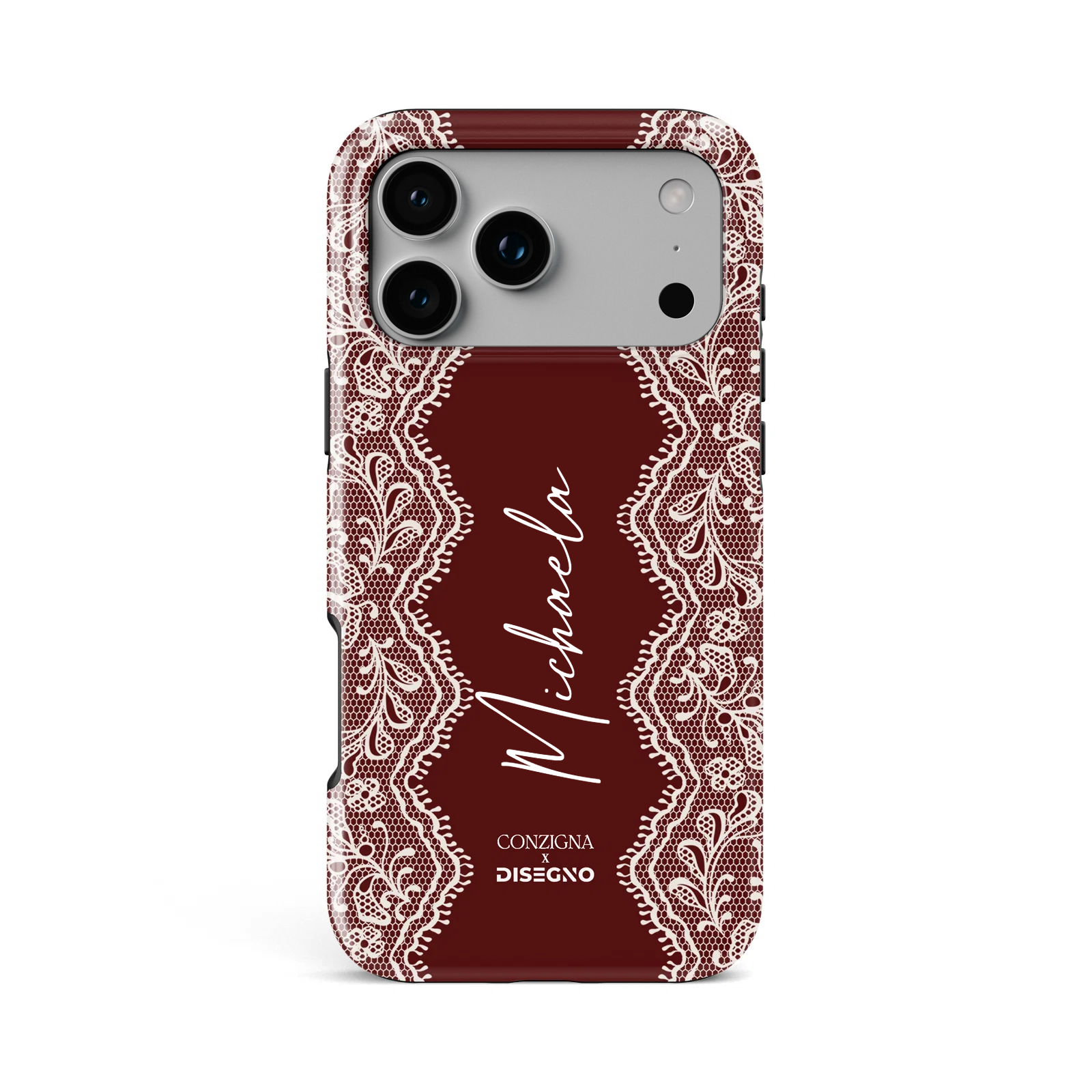 Lace Burgundy +Vanilla