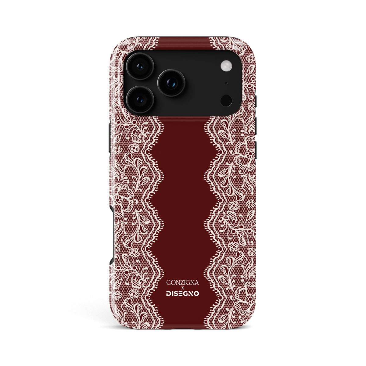 Lace Burgundy +Vanilla
