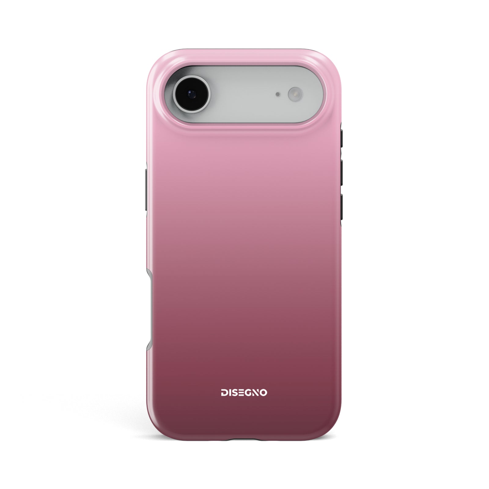 Rose tough MagSafe case for iPhone 17 Air with soft pink to deep burgundy gradient